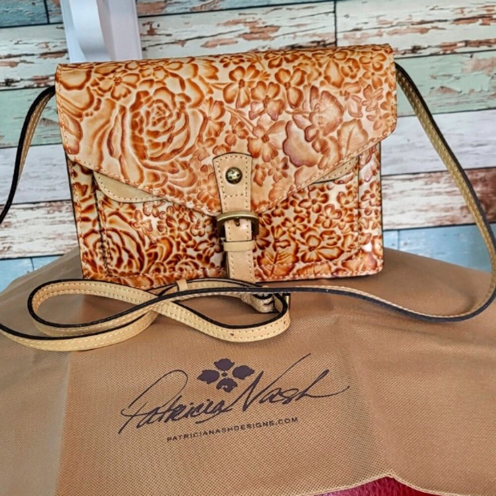 Patricia Nash Cassano Leather Crossbody Bag